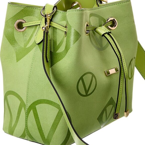 Valentino By Mario Valentino Green Bucket Bag - Picture 4 of 16